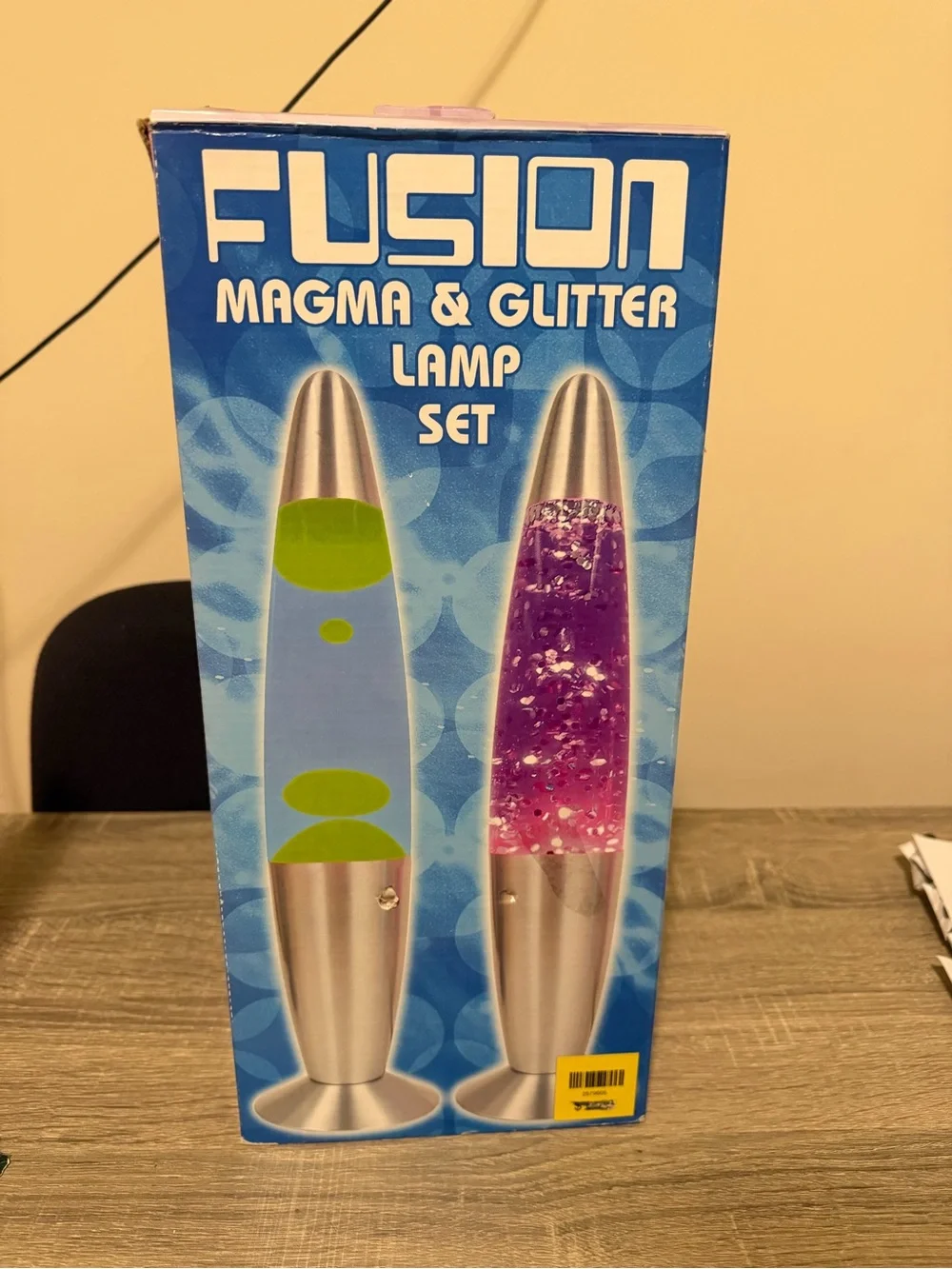 Fusion Purple Glitter Lava Lamp